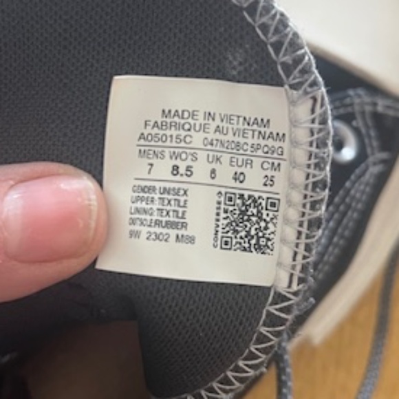 Converse Run Star Legacy CX Black Ultraviolet Utility High Top Sneaker Women 8.5 - Picture 5 of 6